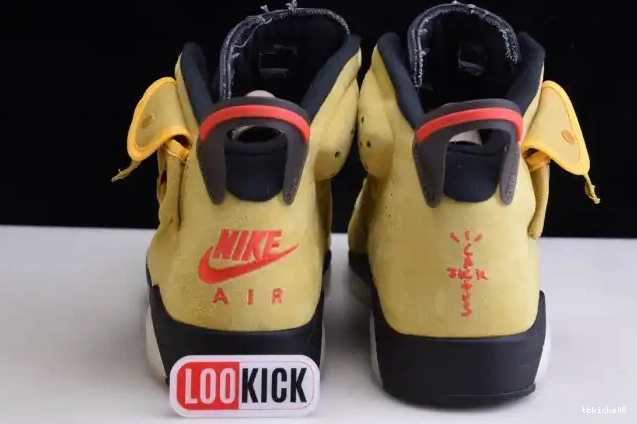 Rep TBkick JORDAN X TRAVIS SCOTT 6 YELLOW AIR CN1084-300 0616